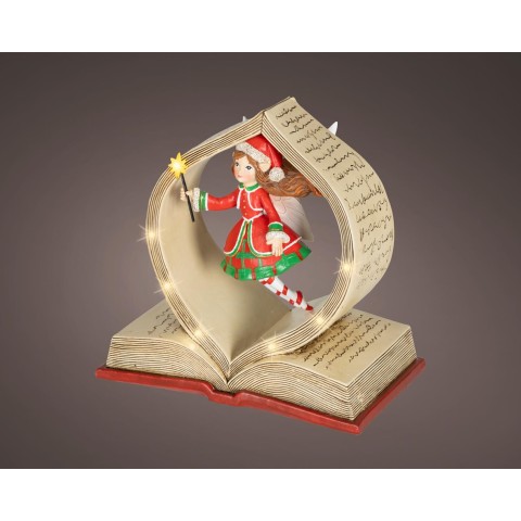 LIBRO CON ELFO LED H.23.5